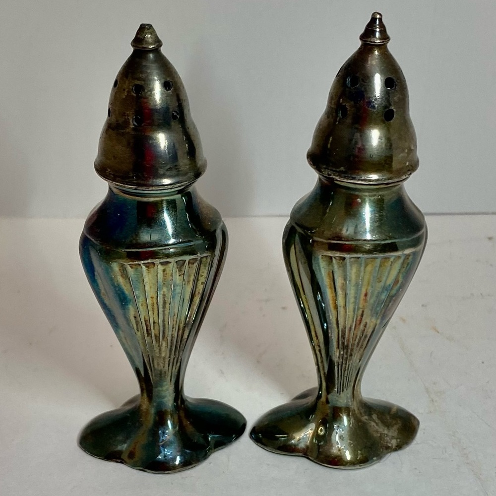 VINTAGE SALT&PEPPER STERLING WEIGHTED